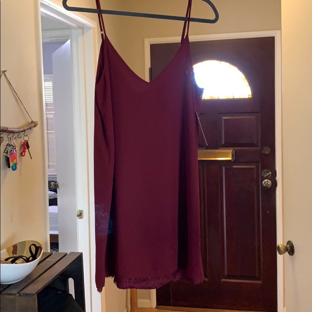 Lulus maroon/garnet mini dress